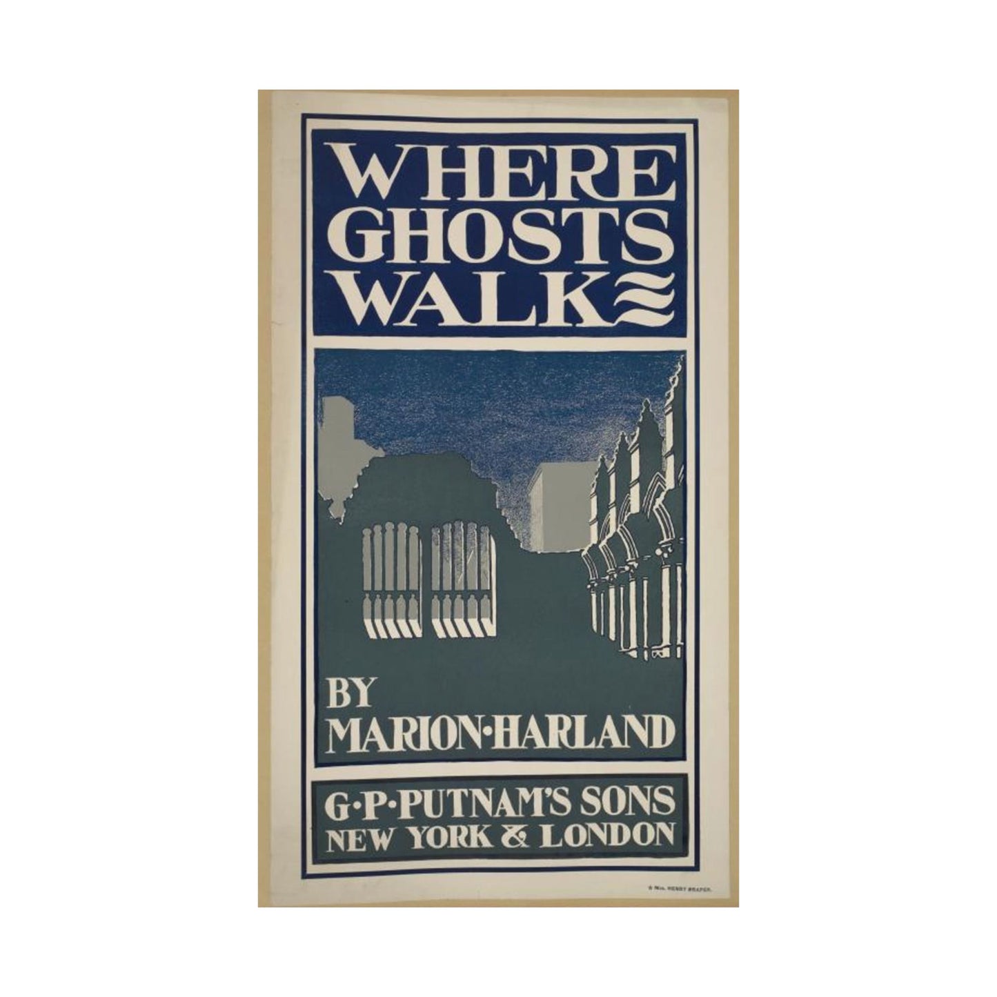 Where Ghosts Walk Poster, London and New York